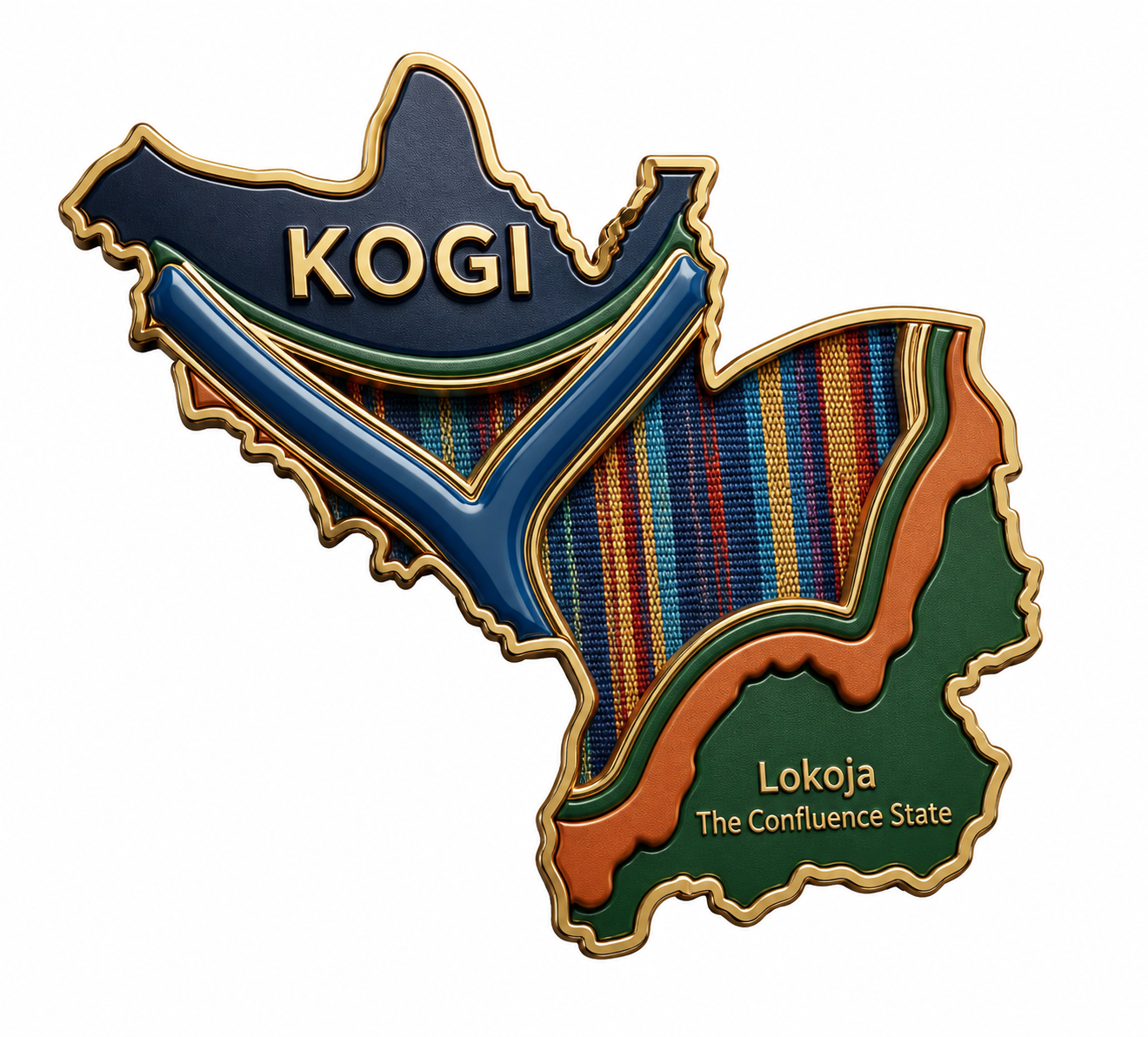 Kogi State Fridge Magnet