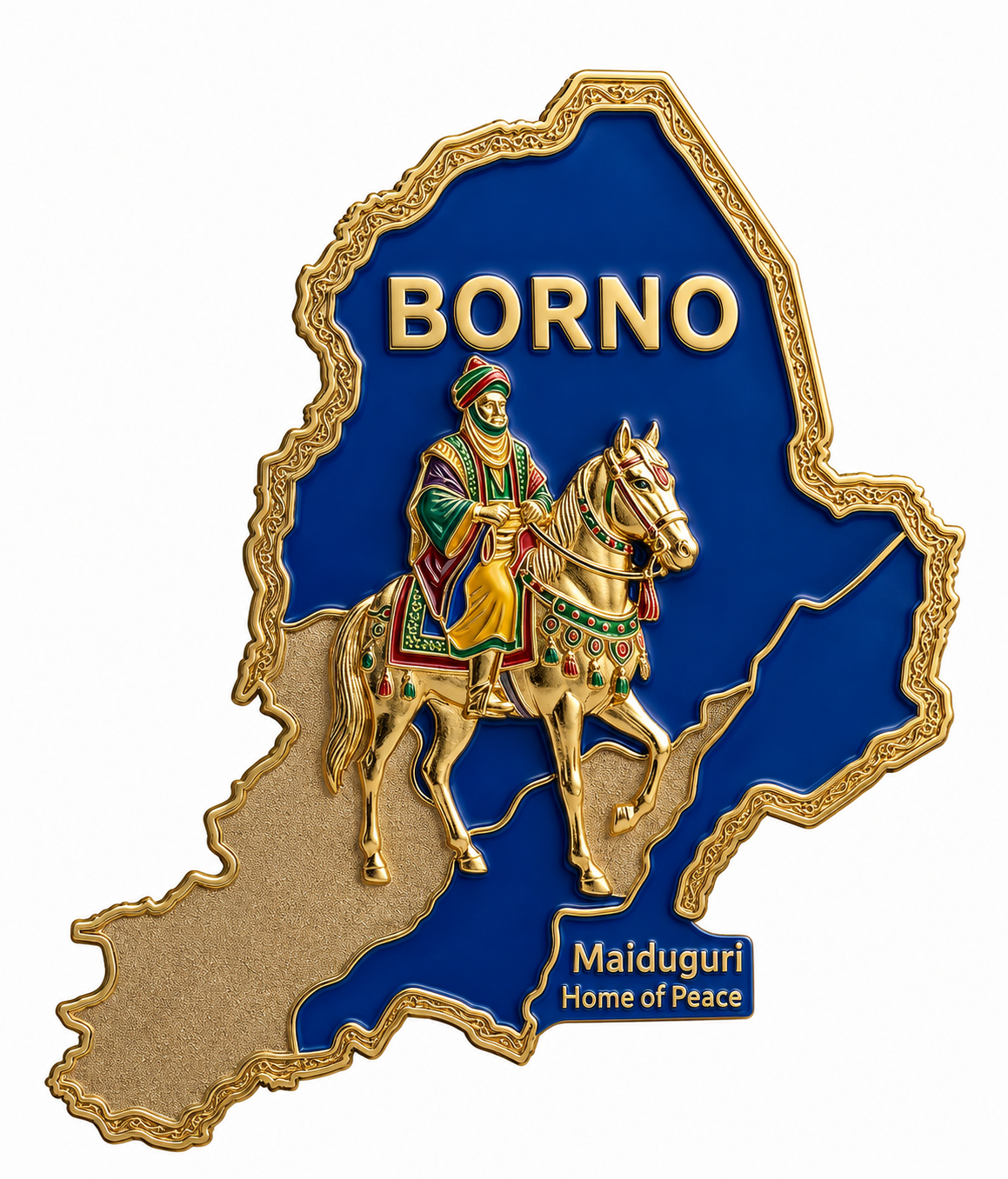 Borno State Fridge Magnet